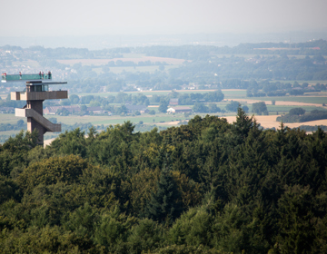 De Skywalk bij het Drielandenpunt te Vaals