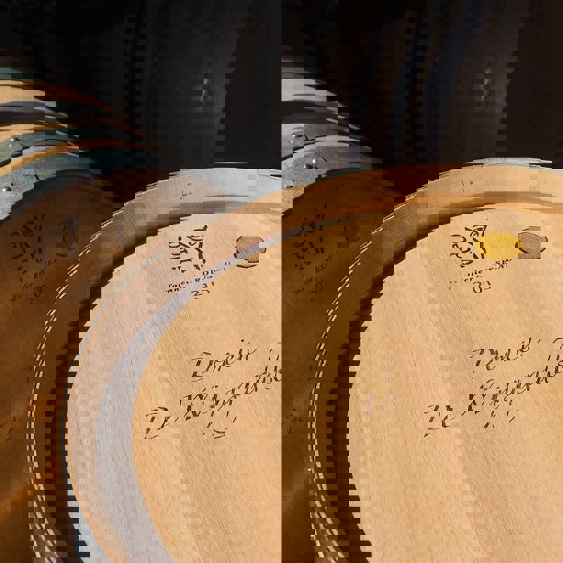 Houten vaten van Domein de Wijngaardsberg