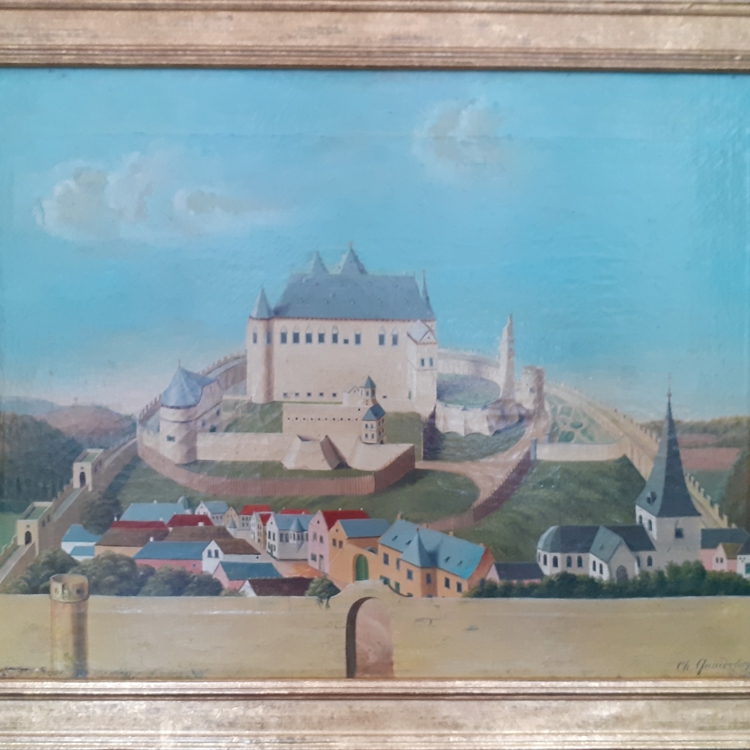 Schilderij Quaedvlieg Kasteel Valkenburg