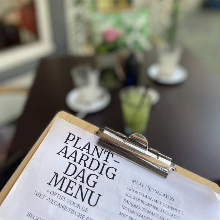 Plantaardige menukaart van Chalaza Valkenburg