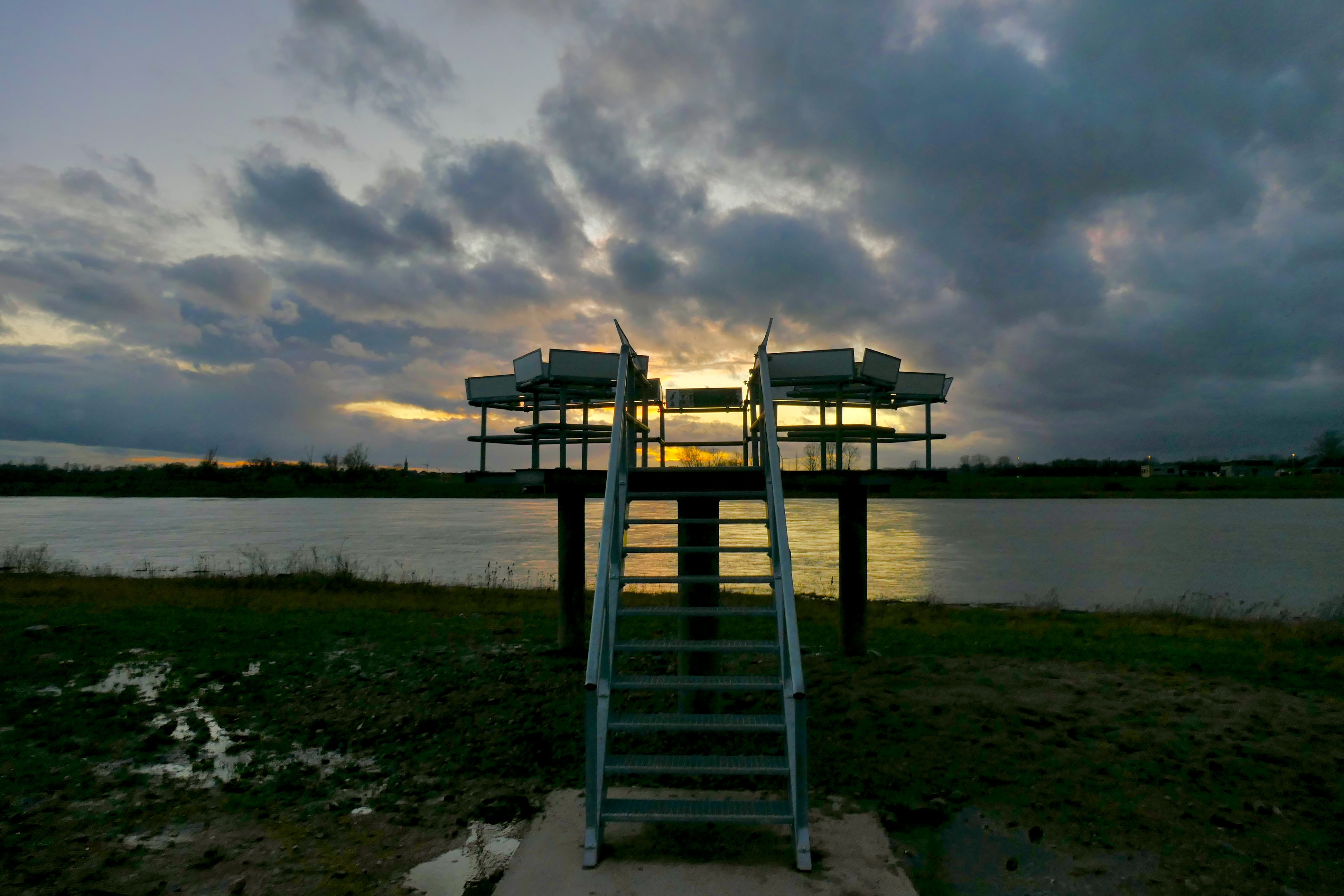 Panoramaplatform Op het Schar, wandelpad Elba
