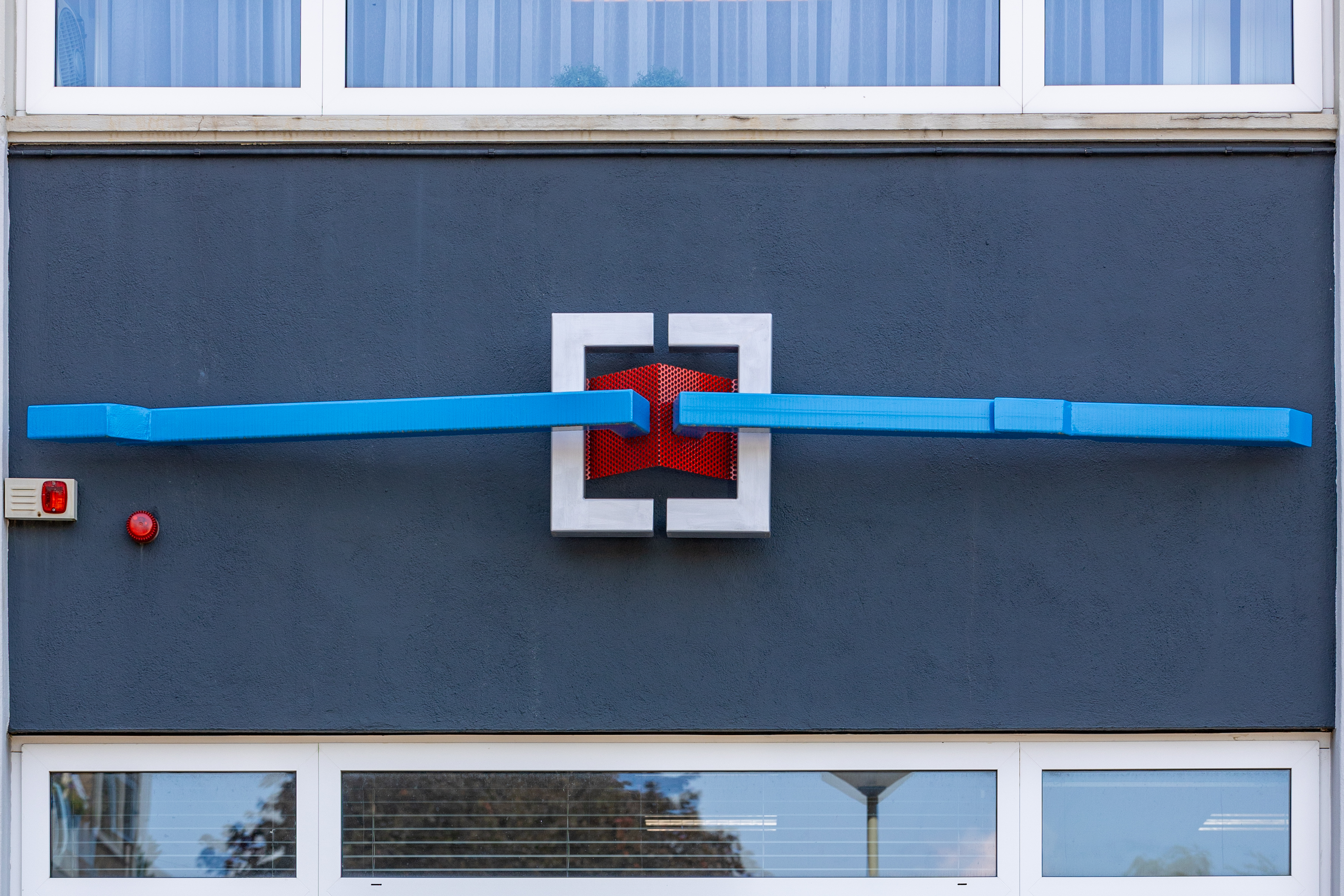 Wandplastiek SUN-plein Nieuwenhagen 