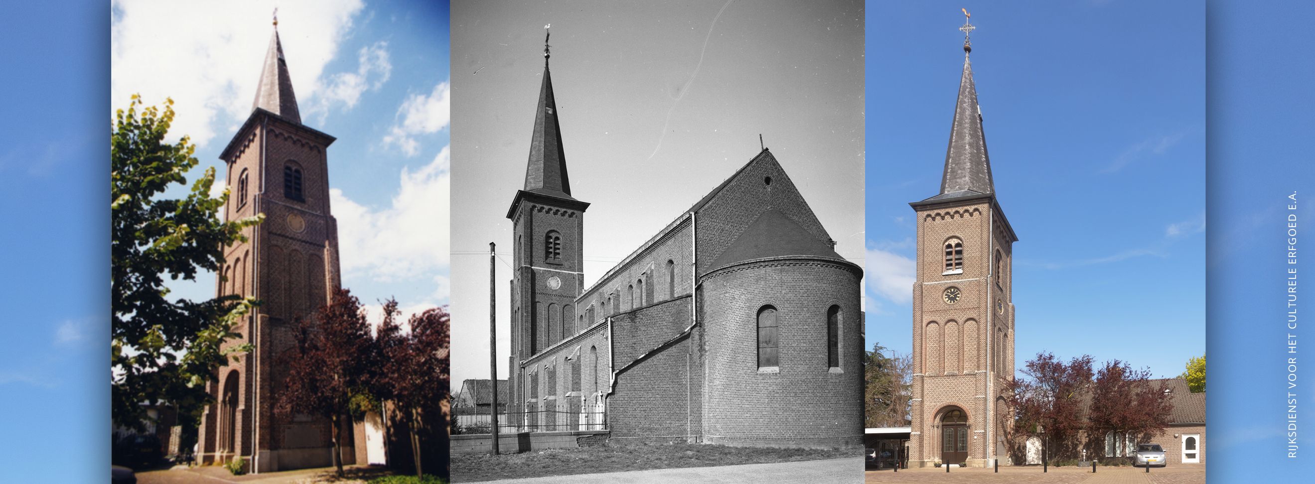 Oude toren van de Willibrorduskerk Obbicht