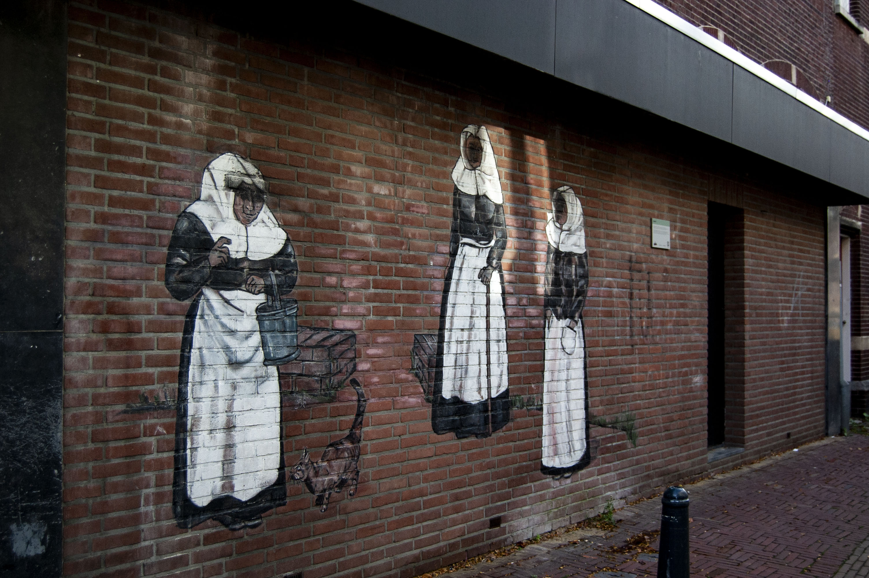 Muurschildering Begijnen