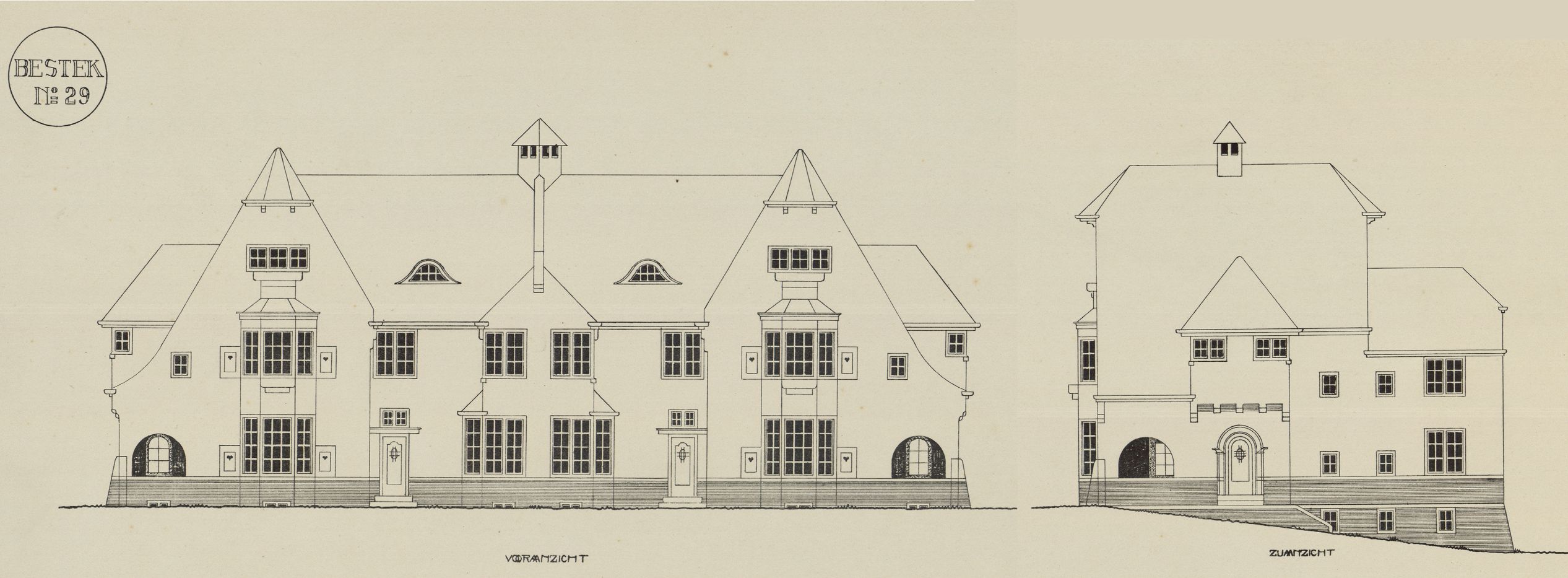 Ambtenarenwoningen Wilhelminastraat (1916) Sittard